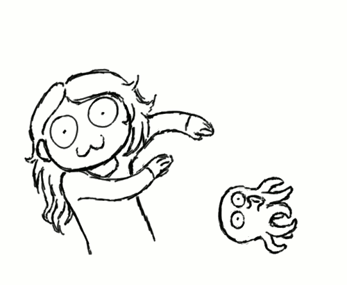 gif animé poulpe
