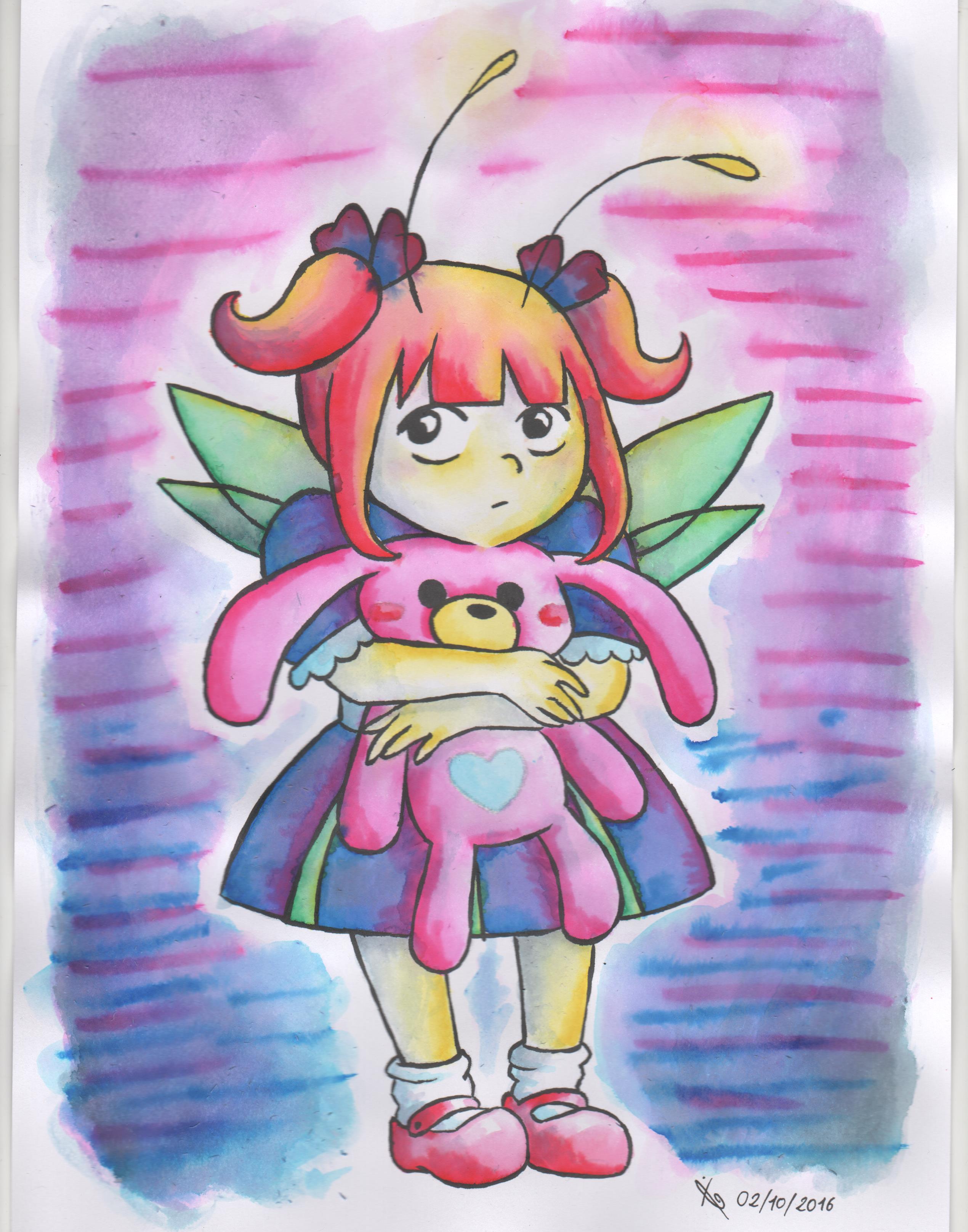 dessin couleur petite fée